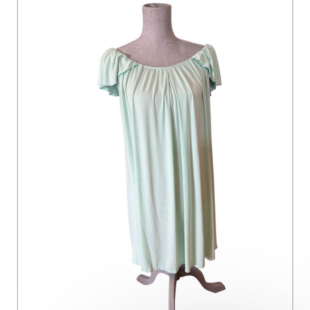 Mint pajama gown M (3045A)